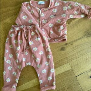 Bobo Choses Pink Floral Kids Matching Set